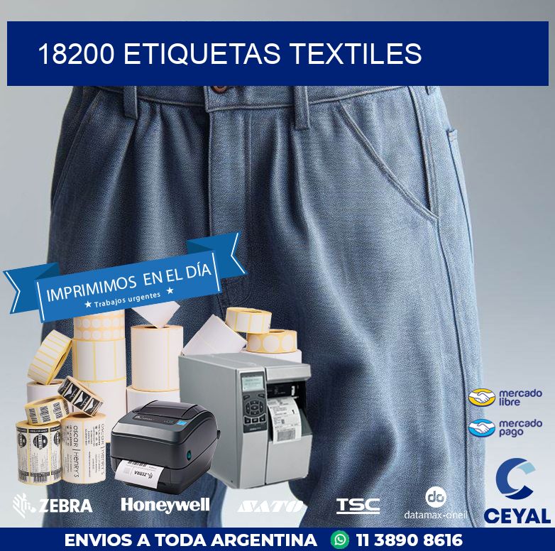 18200 ETIQUETAS TEXTILES