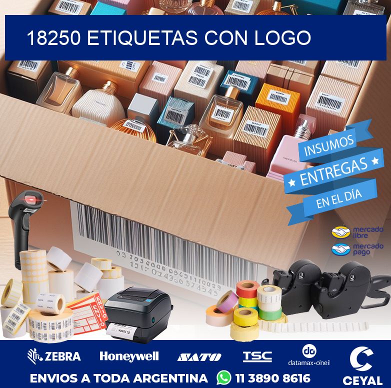 18250 ETIQUETAS CON LOGO