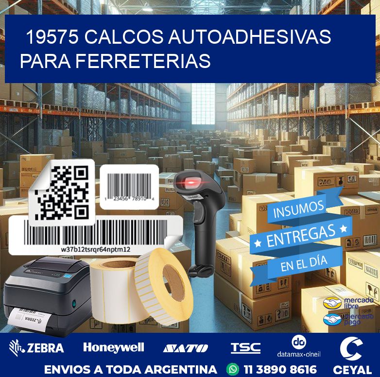 19575 CALCOS AUTOADHESIVAS PARA FERRETERIAS