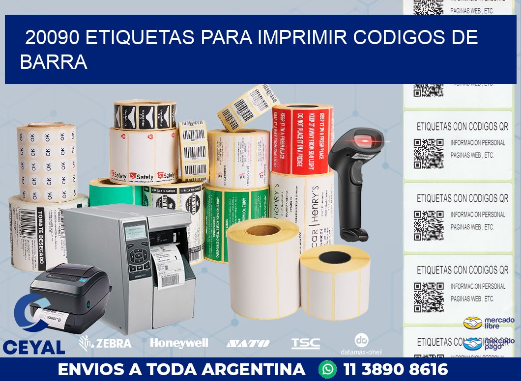 20090 ETIQUETAS PARA IMPRIMIR CODIGOS DE BARRA