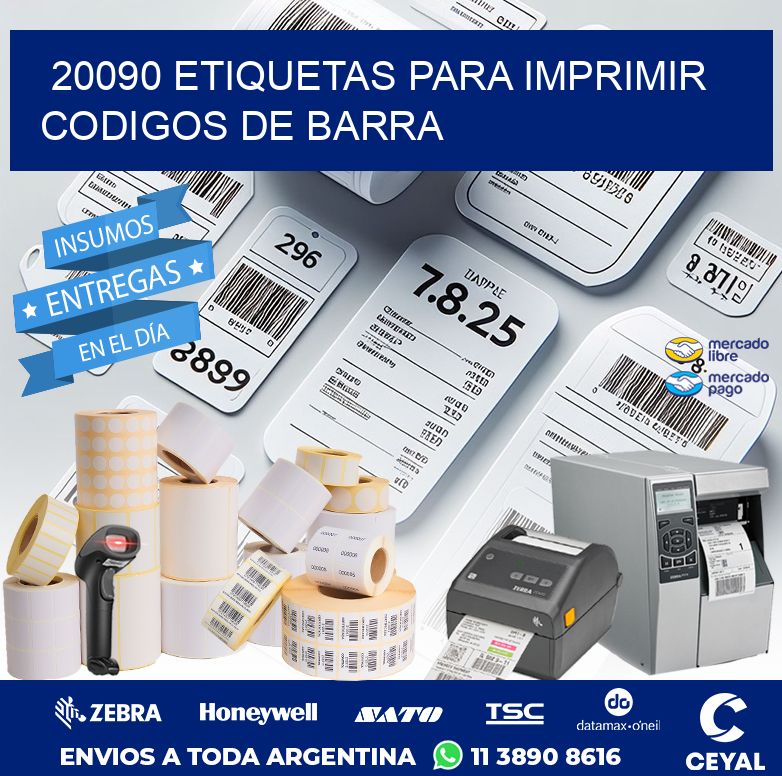 20090 ETIQUETAS PARA IMPRIMIR CODIGOS DE BARRA