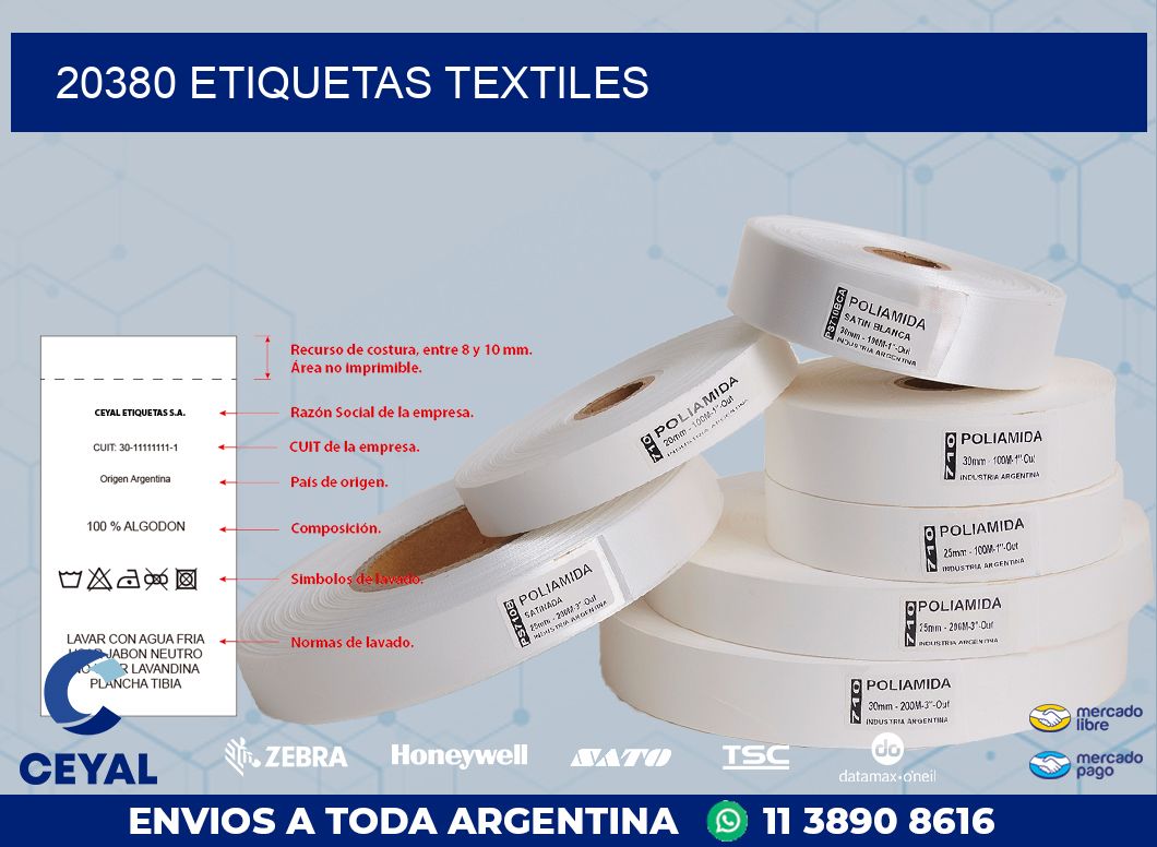 20380 ETIQUETAS TEXTILES