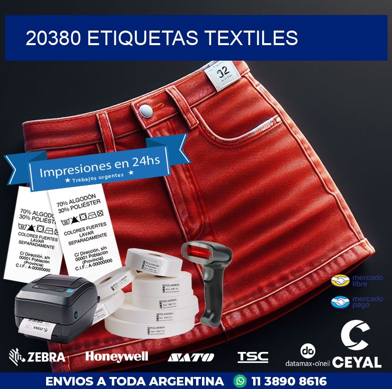 20380 ETIQUETAS TEXTILES