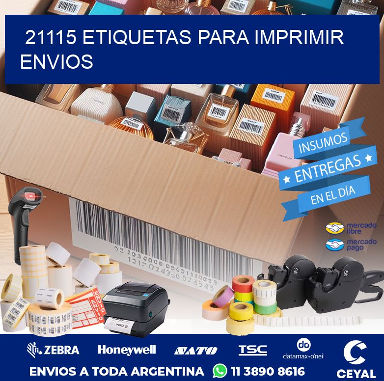 21115 ETIQUETAS PARA IMPRIMIR ENVIOS