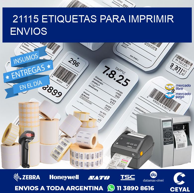 21115 ETIQUETAS PARA IMPRIMIR ENVIOS