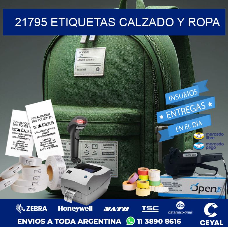 21795 ETIQUETAS CALZADO Y ROPA