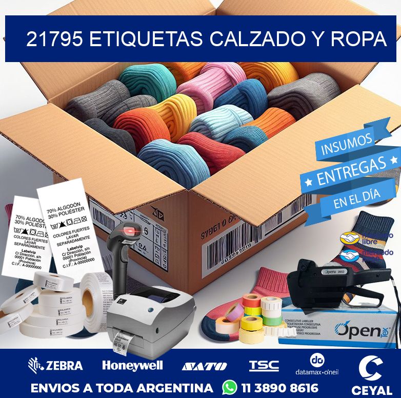 21795 ETIQUETAS CALZADO Y ROPA
