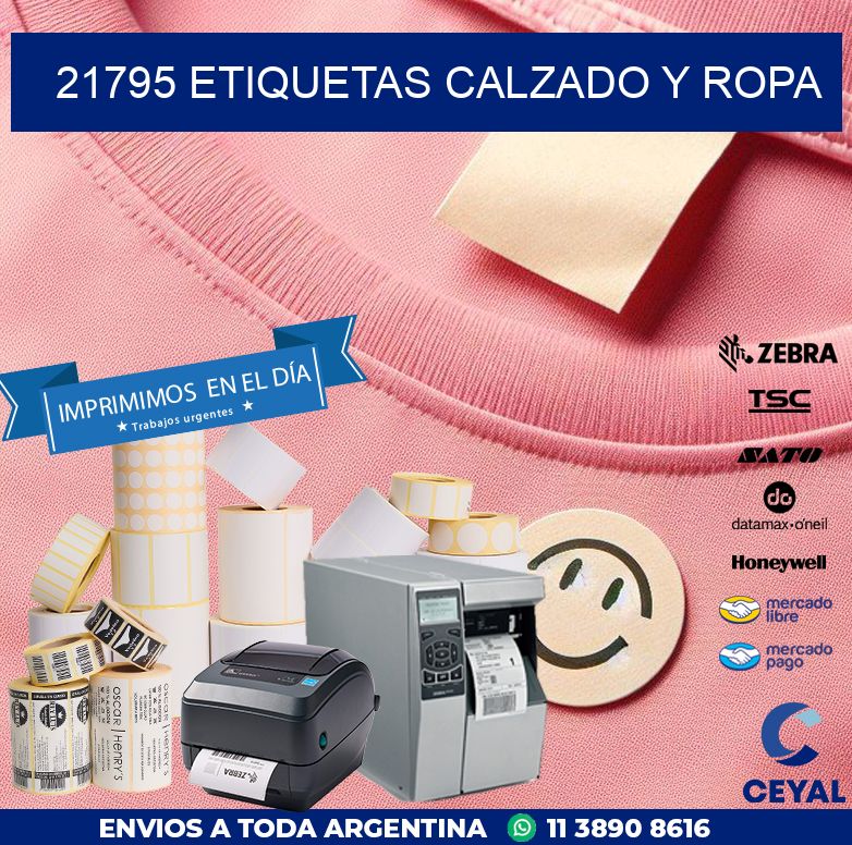 21795 ETIQUETAS CALZADO Y ROPA