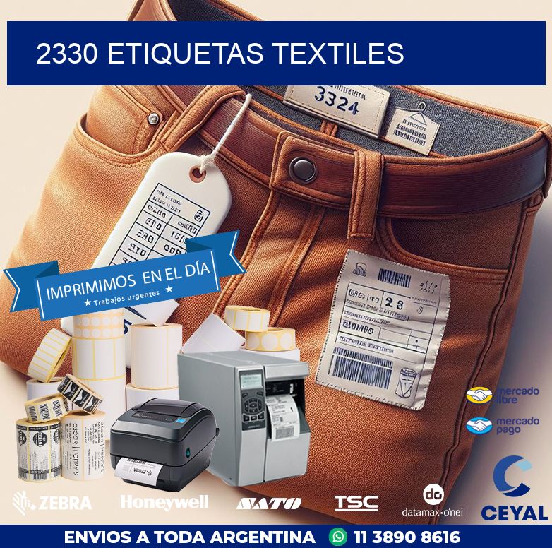 2330 ETIQUETAS TEXTILES