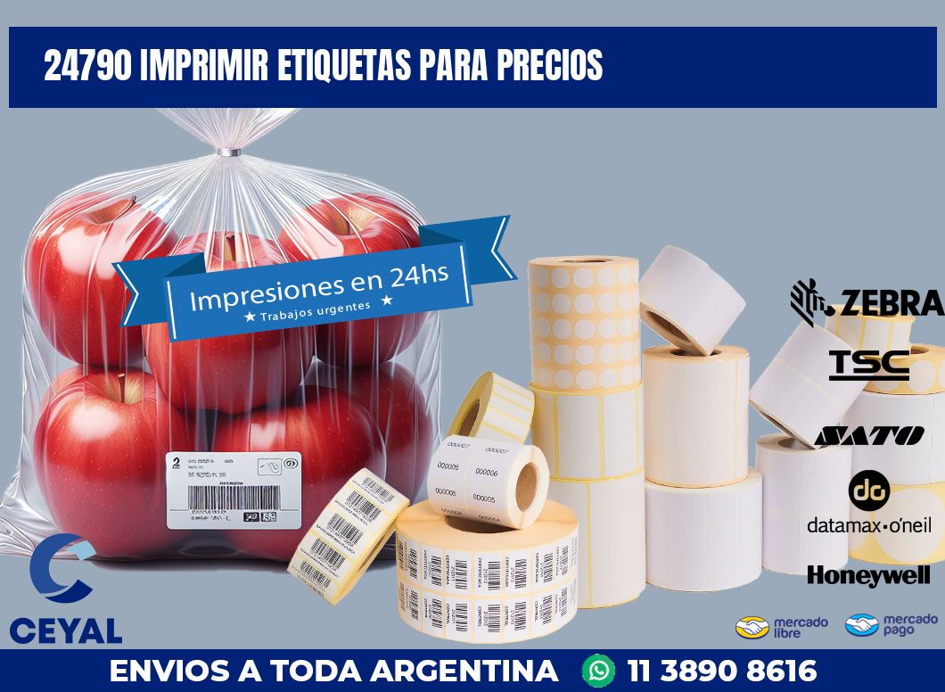 24790 IMPRIMIR ETIQUETAS PARA PRECIOS