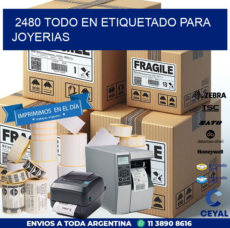 2480 TODO EN ETIQUETADO PARA JOYERIAS