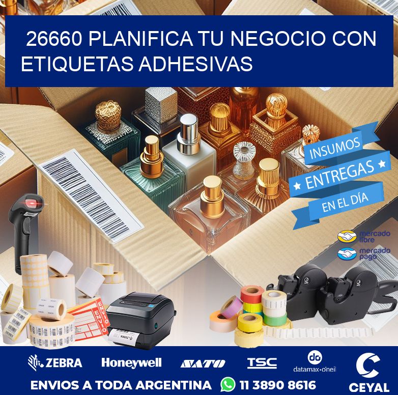 26660 PLANIFICA TU NEGOCIO CON ETIQUETAS ADHESIVAS