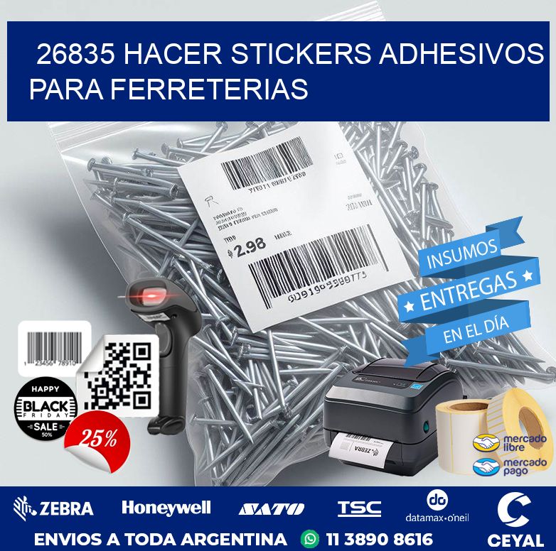 26835 HACER STICKERS ADHESIVOS PARA FERRETERIAS
