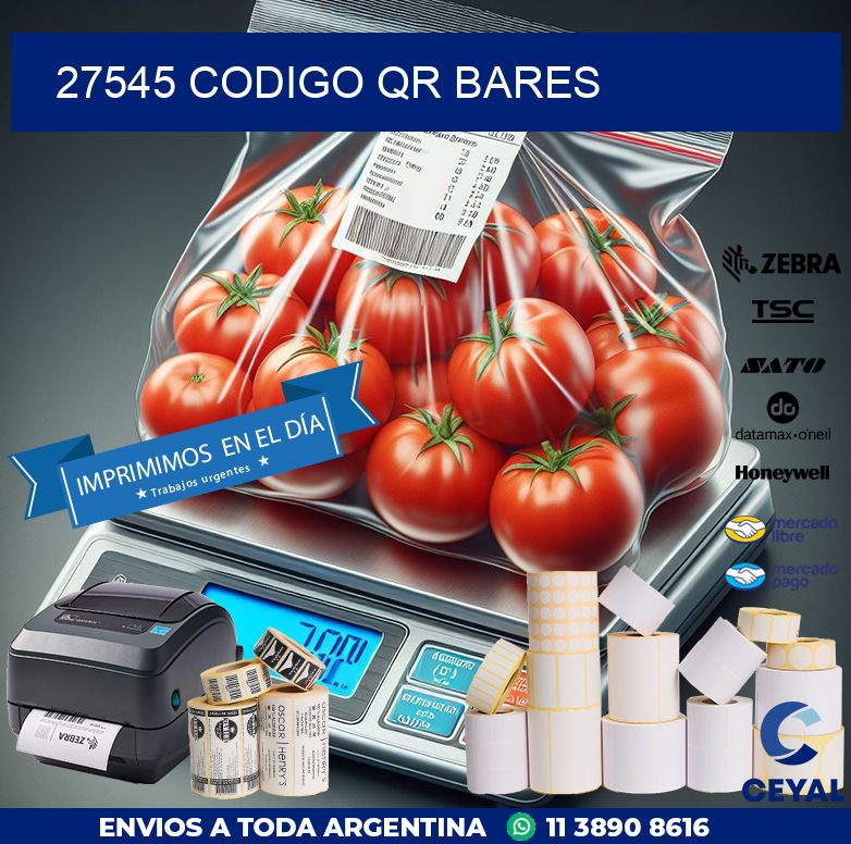 27545 CODIGO QR BARES