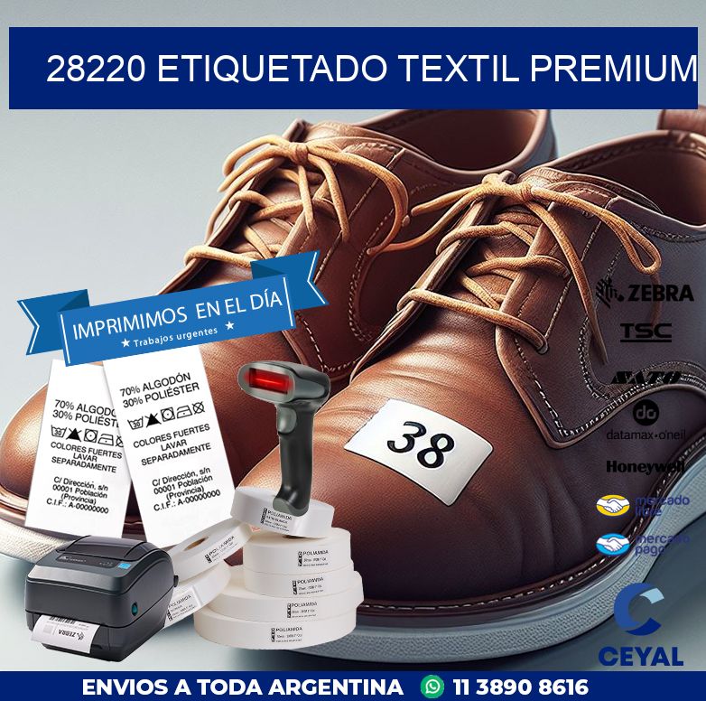 28220 ETIQUETADO TEXTIL PREMIUM