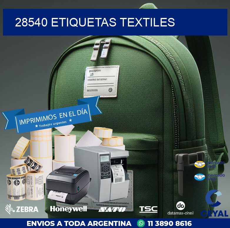 28540 ETIQUETAS TEXTILES