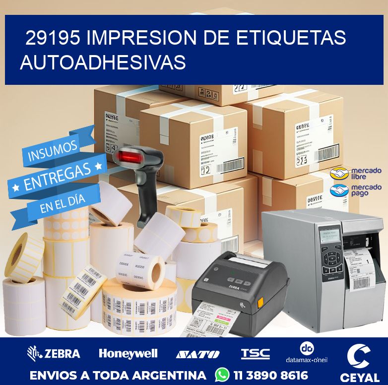 29195 IMPRESION DE ETIQUETAS AUTOADHESIVAS