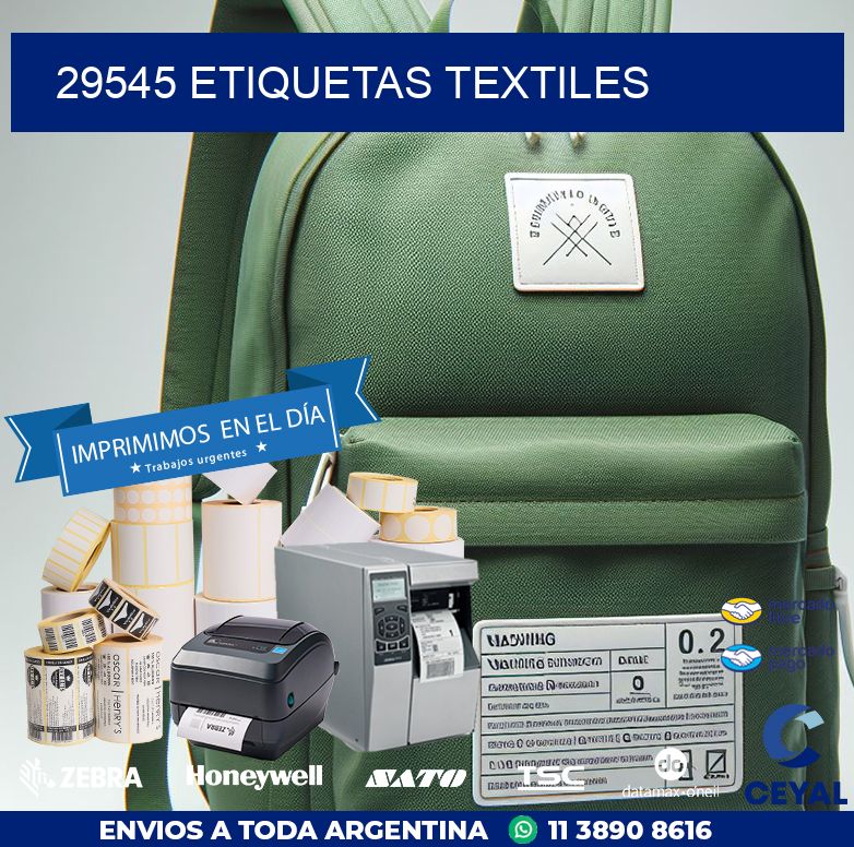 29545 ETIQUETAS TEXTILES