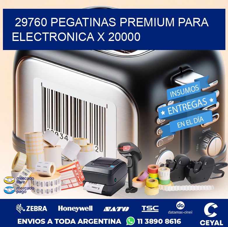 29760 PEGATINAS PREMIUM PARA ELECTRONICA X 20000