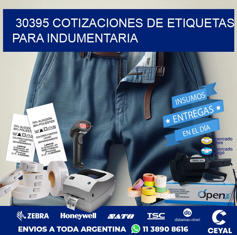 30395 COTIZACIONES DE ETIQUETAS PARA INDUMENTARIA