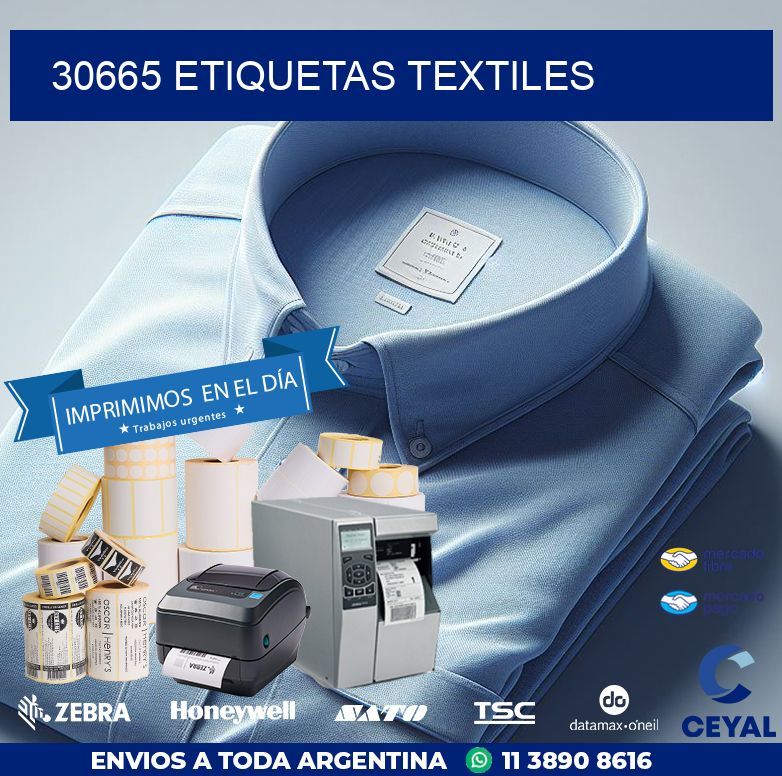 30665 ETIQUETAS TEXTILES