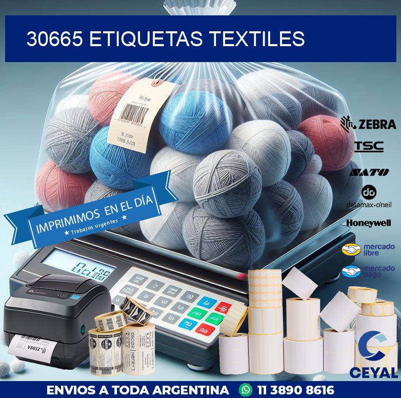 30665 ETIQUETAS TEXTILES