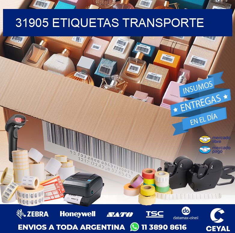 31905 ETIQUETAS TRANSPORTE