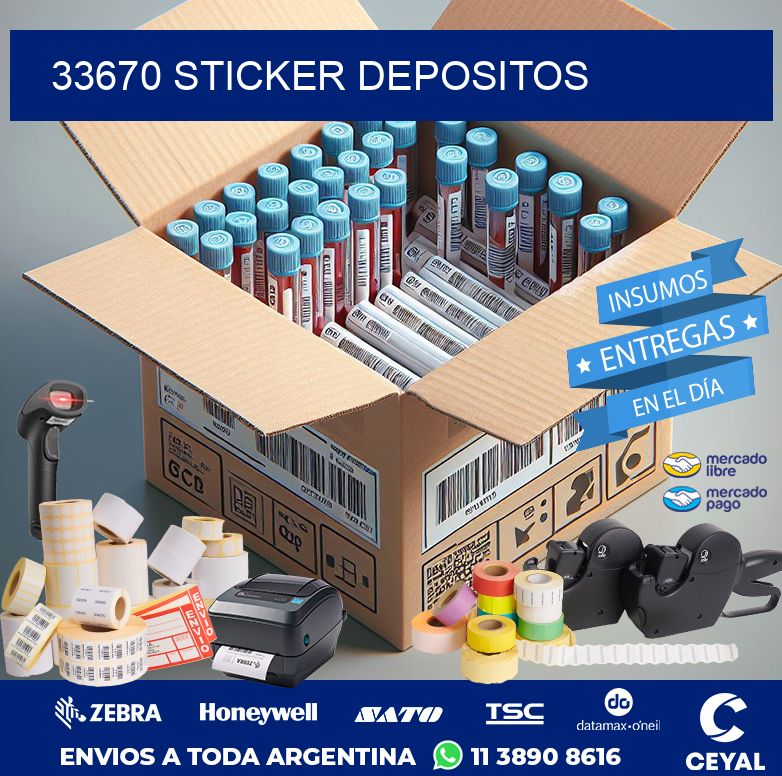33670 STICKER DEPOSITOS