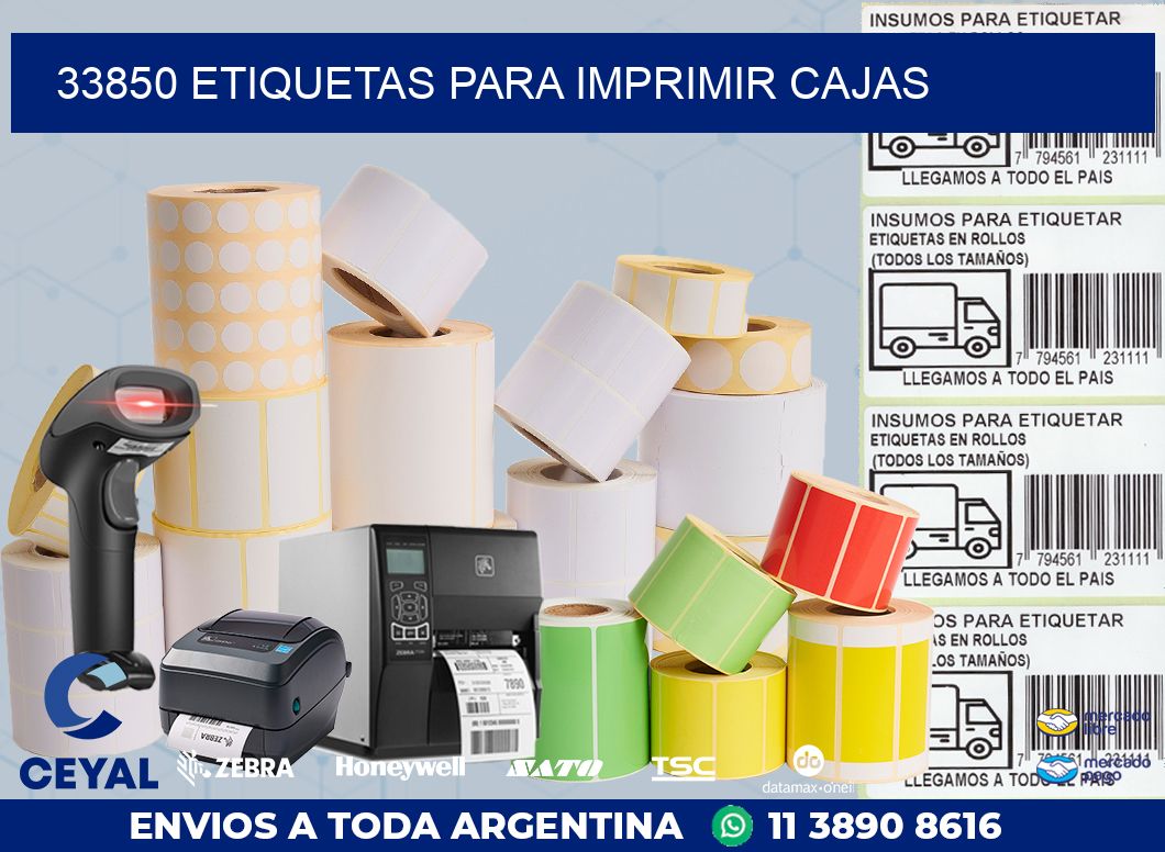 33850 ETIQUETAS PARA IMPRIMIR CAJAS