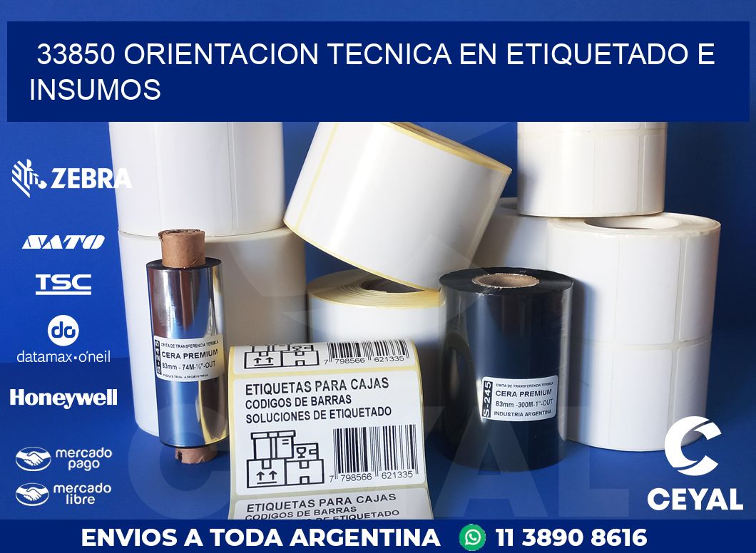 33850 ORIENTACION TECNICA EN ETIQUETADO E INSUMOS