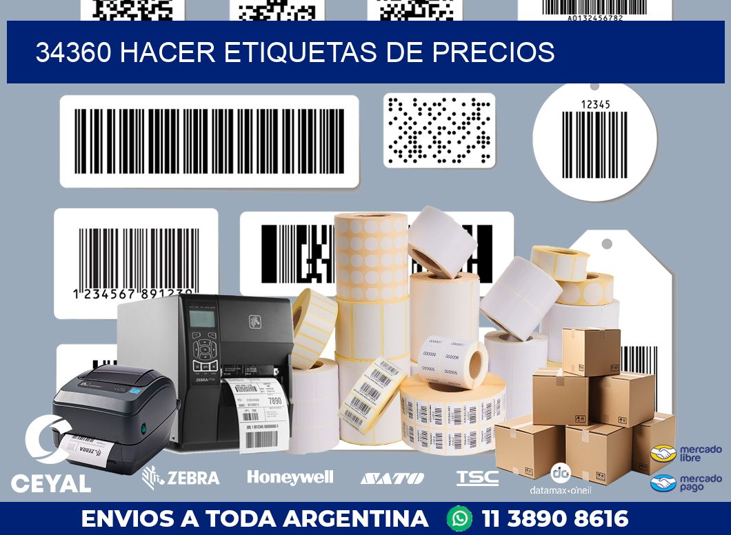 34360 HACER ETIQUETAS DE PRECIOS
