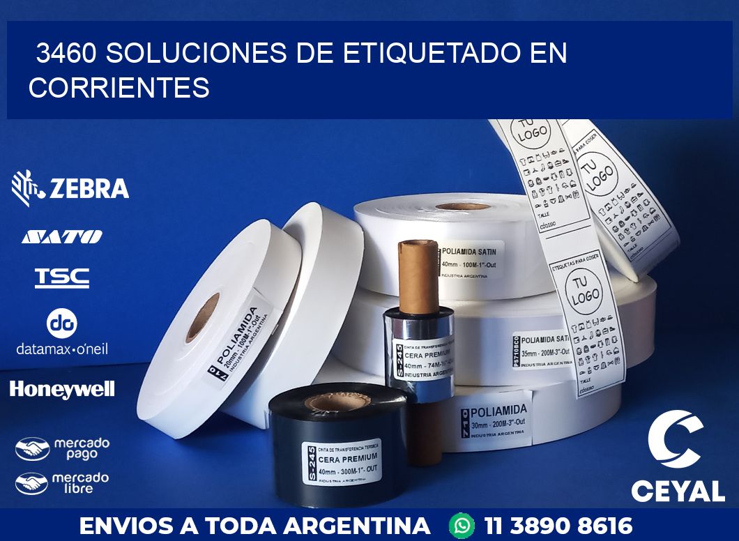 3460 SOLUCIONES DE ETIQUETADO EN CORRIENTES