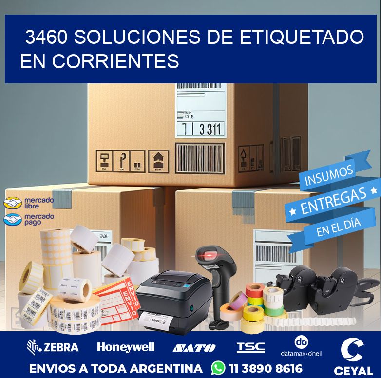 3460 SOLUCIONES DE ETIQUETADO EN CORRIENTES
