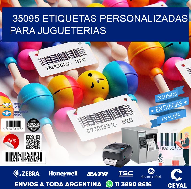 35095 ETIQUETAS PERSONALIZADAS PARA JUGUETERIAS