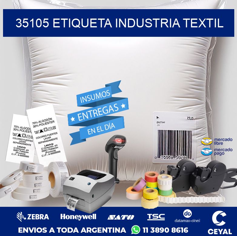 35105 ETIQUETA INDUSTRIA TEXTIL