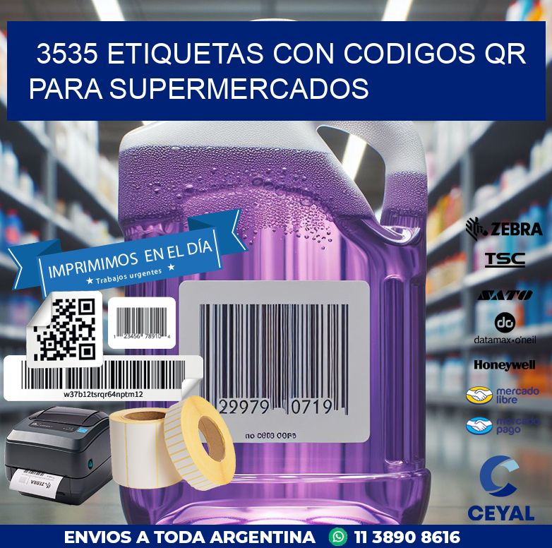 3535 ETIQUETAS CON CODIGOS QR PARA SUPERMERCADOS