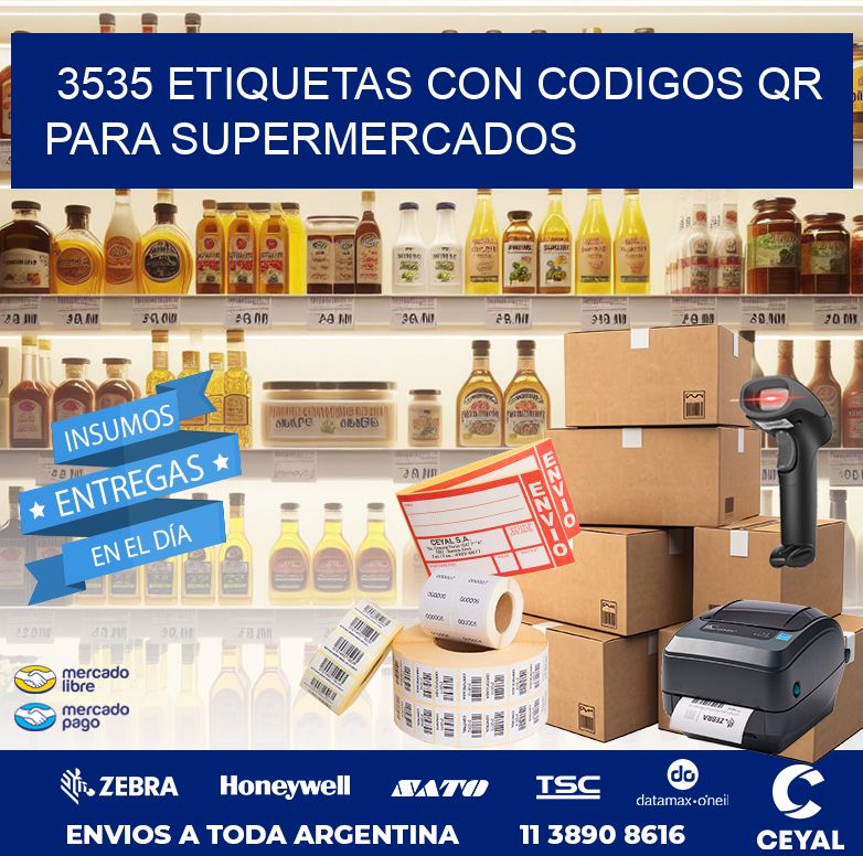 3535 ETIQUETAS CON CODIGOS QR PARA SUPERMERCADOS