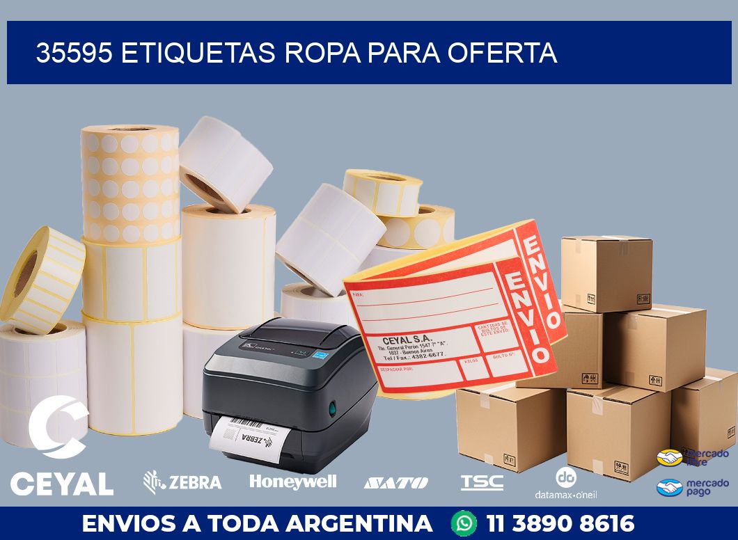 35595 ETIQUETAS ROPA PARA OFERTA