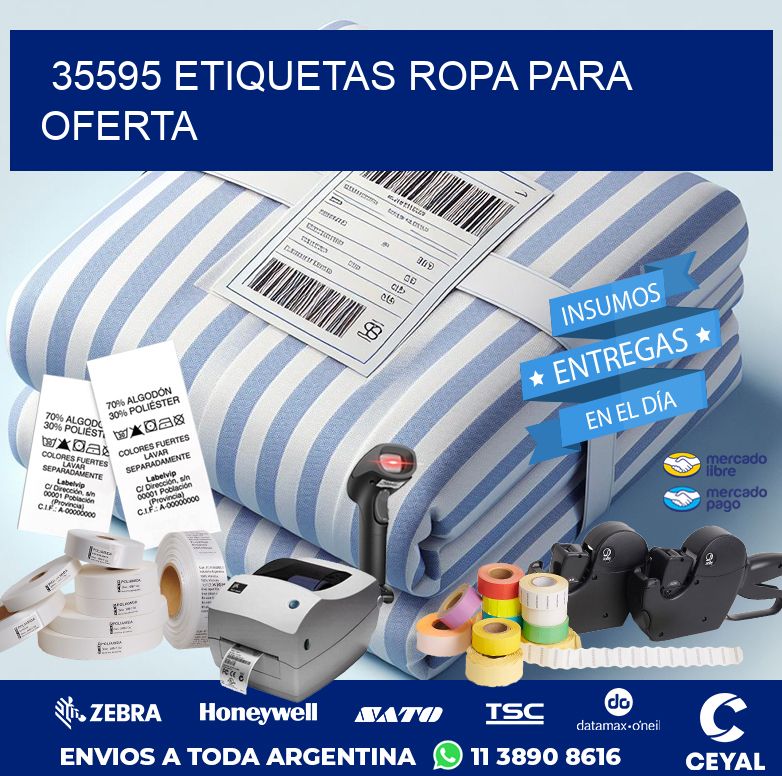 35595 ETIQUETAS ROPA PARA OFERTA