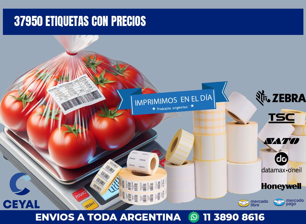 37950 ETIQUETAS CON PRECIOS