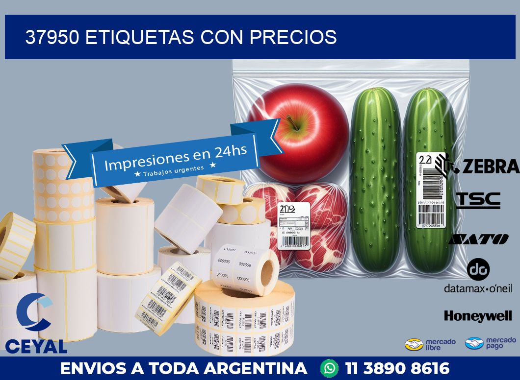 37950 ETIQUETAS CON PRECIOS