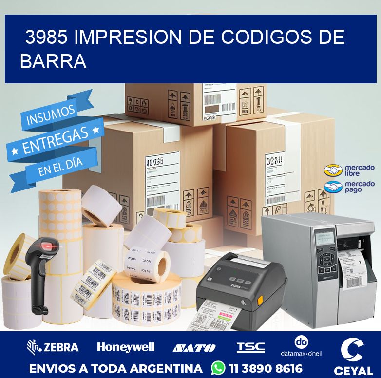 3985 IMPRESION DE CODIGOS DE BARRA