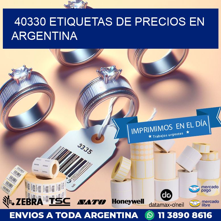 40330 ETIQUETAS DE PRECIOS EN ARGENTINA
