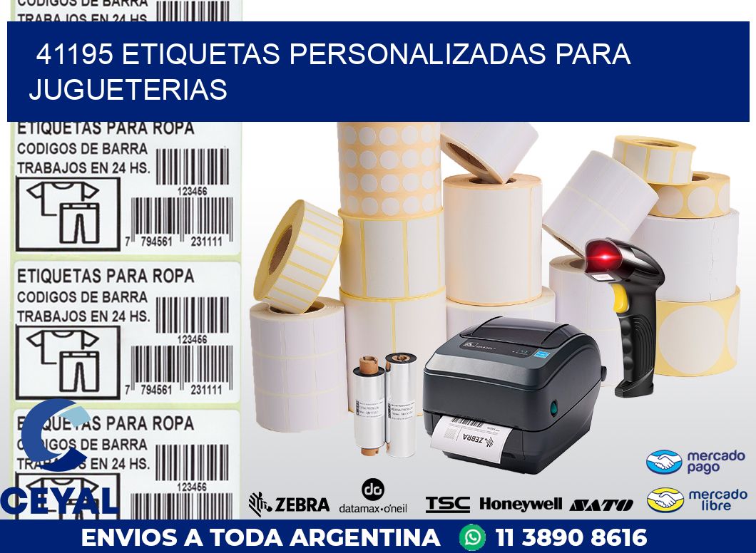 41195 ETIQUETAS PERSONALIZADAS PARA JUGUETERIAS