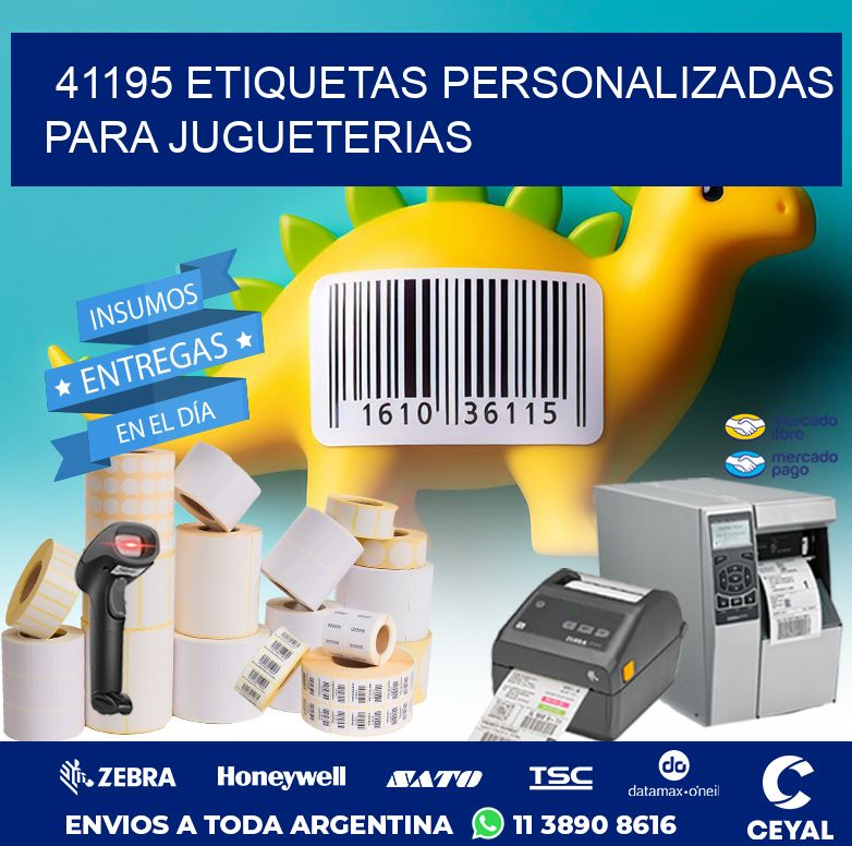 41195 ETIQUETAS PERSONALIZADAS PARA JUGUETERIAS