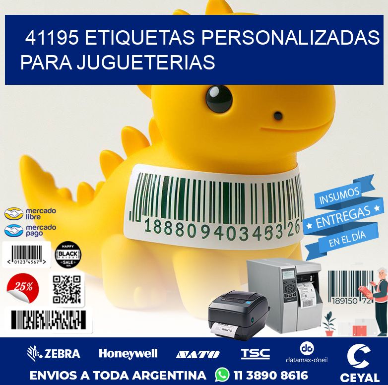 41195 ETIQUETAS PERSONALIZADAS PARA JUGUETERIAS