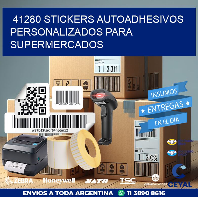 41280 STICKERS AUTOADHESIVOS PERSONALIZADOS PARA SUPERMERCADOS