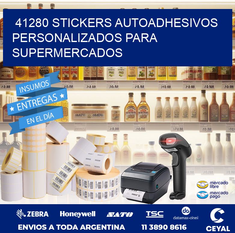 41280 STICKERS AUTOADHESIVOS PERSONALIZADOS PARA SUPERMERCADOS