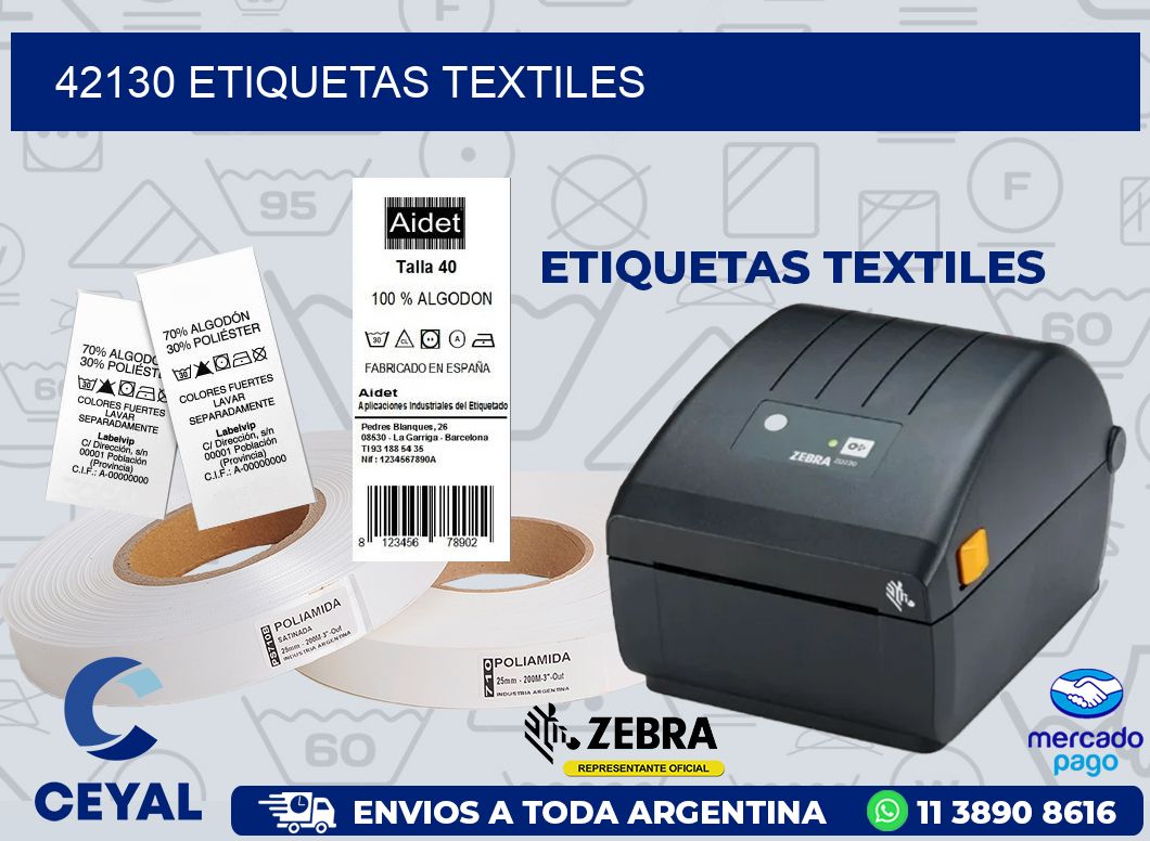 42130 ETIQUETAS TEXTILES