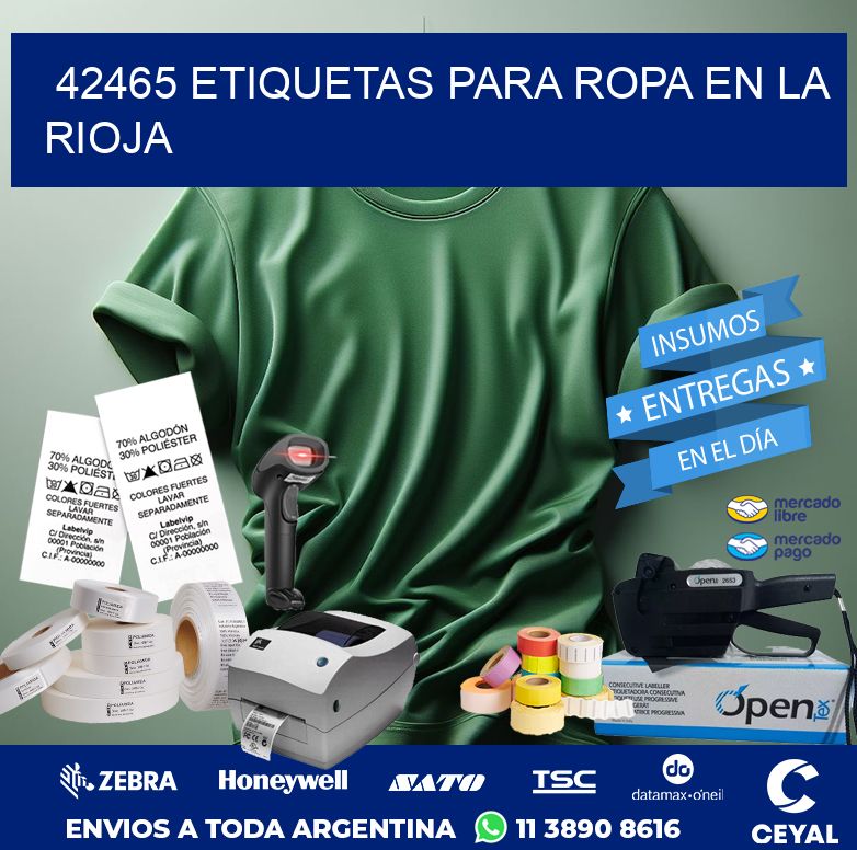 42465 ETIQUETAS PARA ROPA EN LA RIOJA